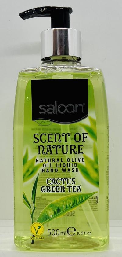 Saloon Scent of Natural Cactus Green Tea 500mL.