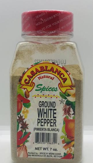 Spices Ground White Pepper (7 Oz.)