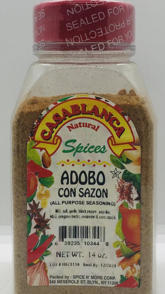 Spices Adobo Con Sazon (14 oz.)