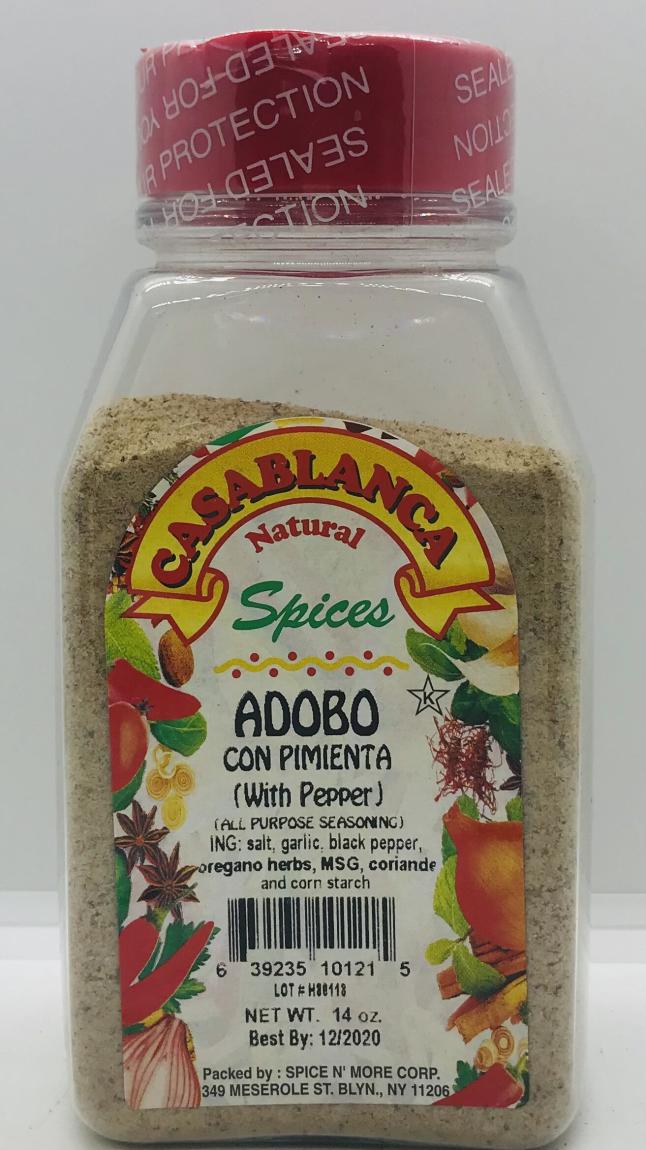 Spices Adobo Con Pimienta (14 oz.)