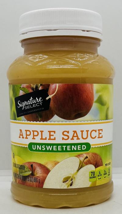 Apple Sauce Unsweetened 666g.