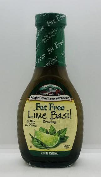 Maple Grove Farms of Vermont Lime Basil 237g.