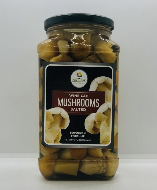 FT Wine Cap Mushrooms Salted 880mL.