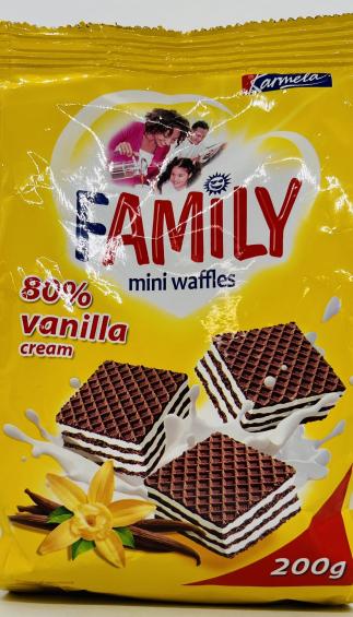 Family Mini Waffles 200g.