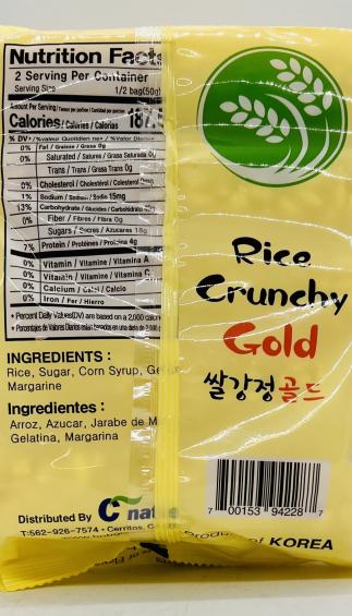 Rice Crunchy Gold 100g.