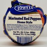 Lowell Marinated Red Pepper 800g.