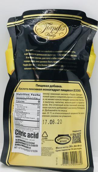 Parfe Dekor Citric Acid (36g)