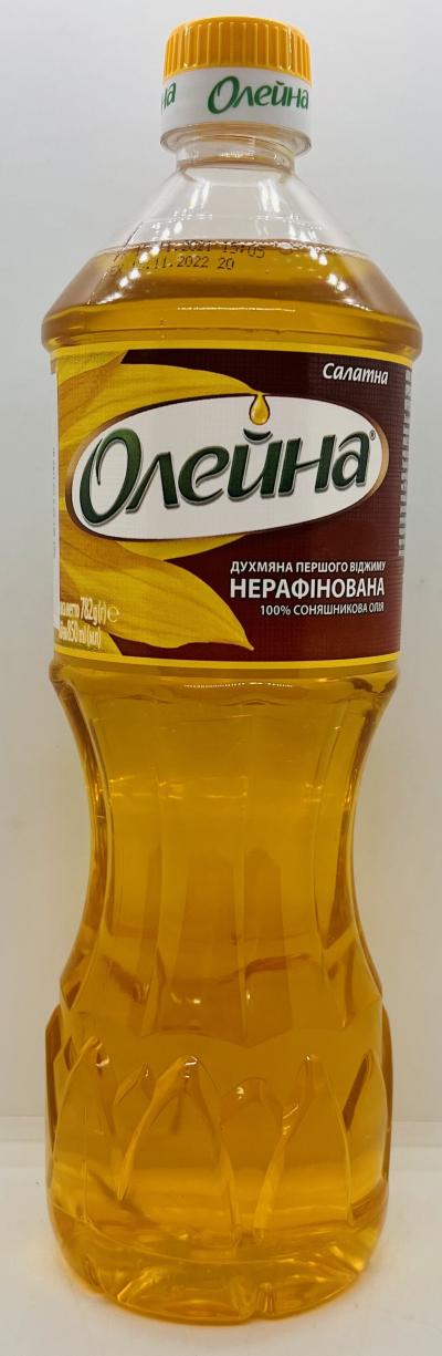 Oleyna Sunflower Oil "Dukhmyana" 782g.