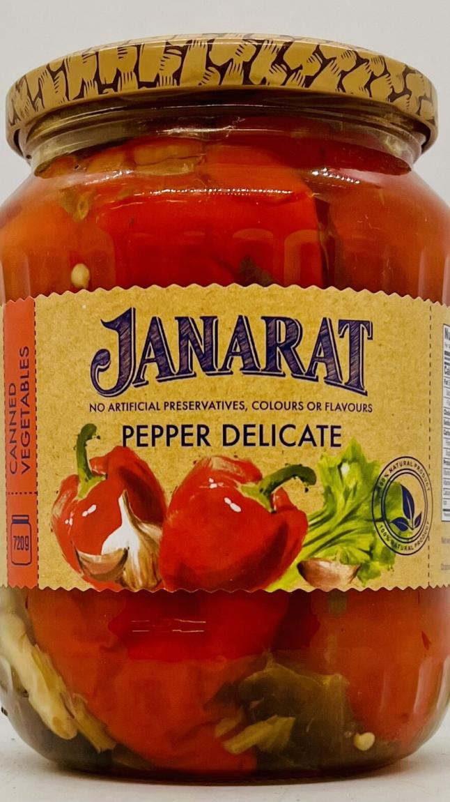 Janarat Pepper Delicate 720g.