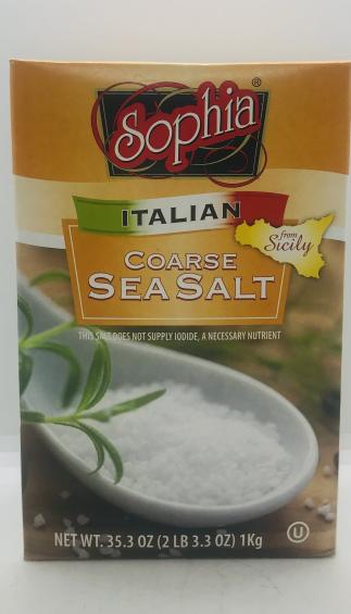 Sophia Italian Coarse Italian Sea Salt (1kg)