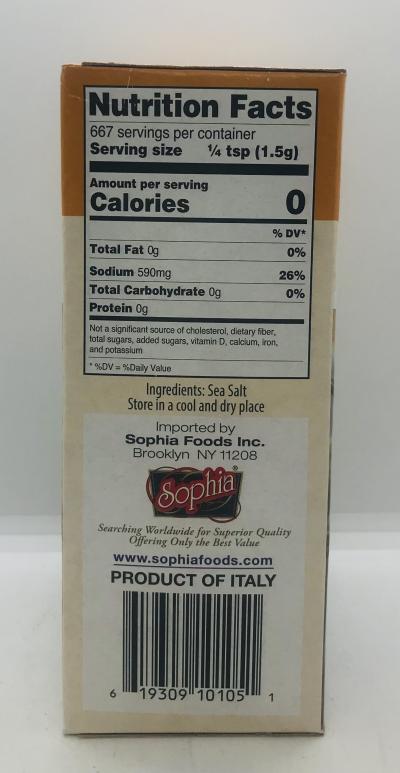 Sophia Italian Coarse Italian Sea Salt (1kg)