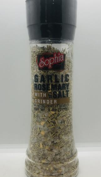 Sophia Garlic Rosemary Sea Salt With Grinder (224g)