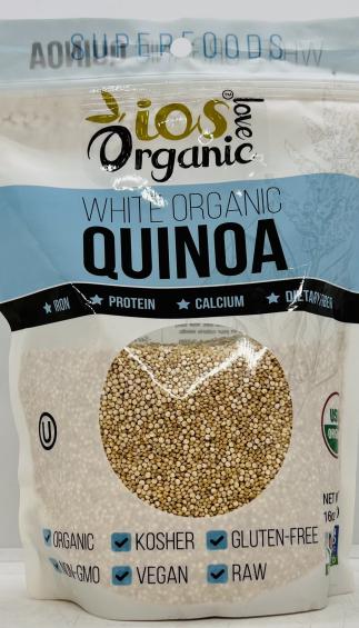 Ios Organic White Organic Quinoa 453g.