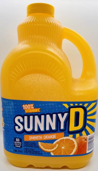 Sunny D Smooth Orange 1Gal.