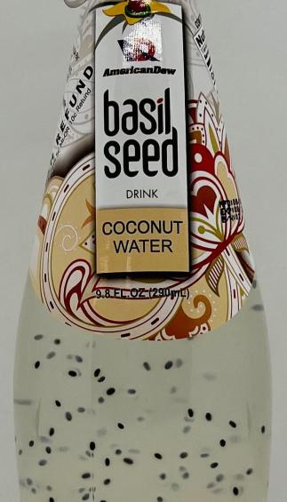 Basil Seed Drink Coconut Water 290mL.