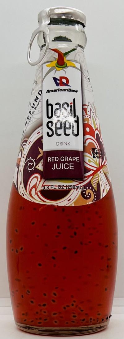 Basil Seed Drink Red Grape Juice 290g.