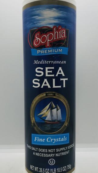 Sophia Sea Salt Fine Crystals (750g)