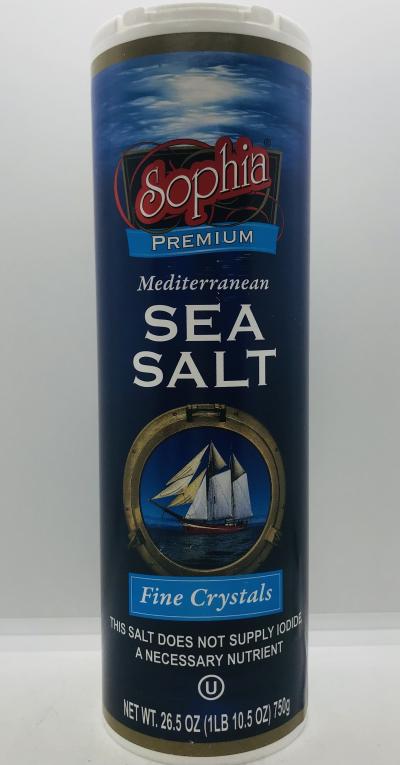 Sophia Sea Salt Fine Crystals (750g)