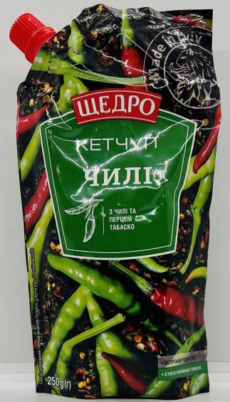 Shedro Ketchup Chili 250g.