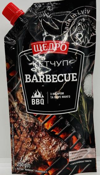 Shedro Ketchup Barbecue 250g.