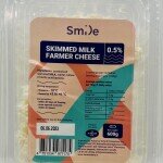 Smile Skimmed Milk Farmer Cheese 600g.