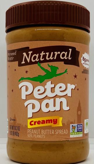 Natural Peter Pan Creamy 462g.