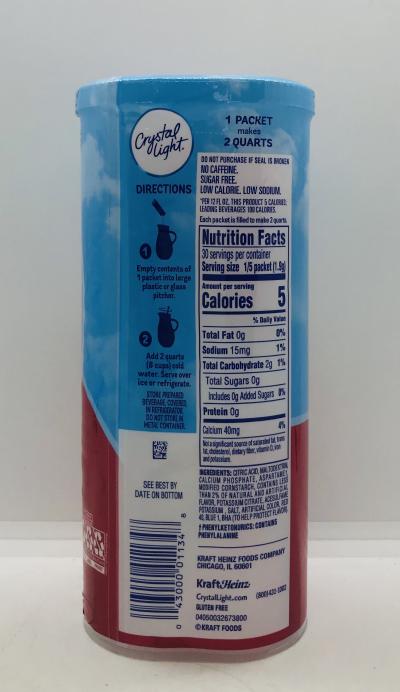 Crystal Light Fruit Punch 57g