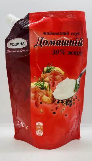 Rodina Mayonnaise Domashniy 340g.