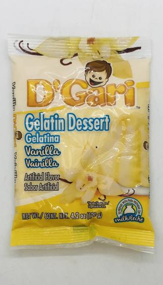 D'Gari Gelatin Dessert  Vanilla 120g