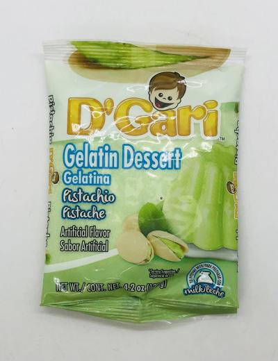 D'Gari Gelatin Dessert Pistachio 120g