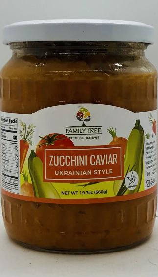 Family Tree Zucchini Caviar 560g.