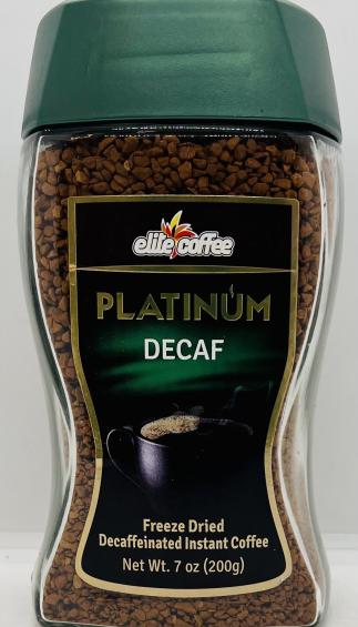 Elite Coffee Platinum Decaf 200g.