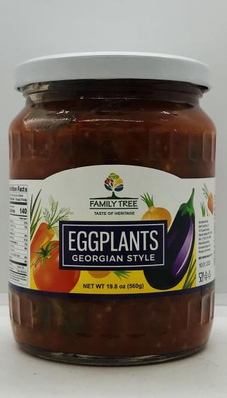 Family tree Eggplants Georgian Style 560g.