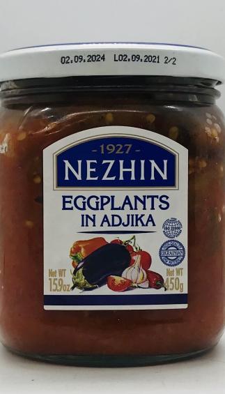 Nezhin Eggplant In Adjika 450g.