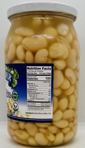 Belveder Butter Beans 900g.