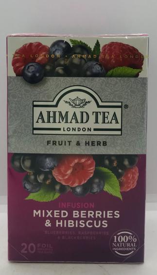 Ahmad Tea Fruit & Herb Mixed Berries & Hibiscus 40g