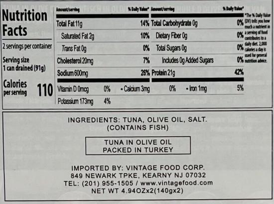 Dardanel Tuna in Olive Oil 280g.