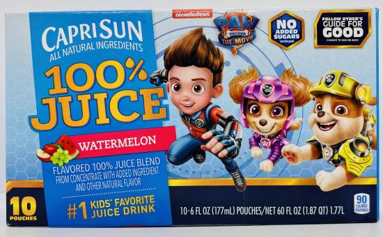 Capri Sun 100% Juice Watermelon 1.77L.