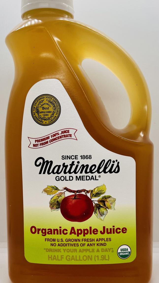 Martinellis Organic Apple Juice 1.9L.