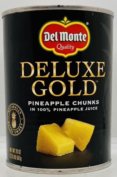 Deluxe Gold Pineapple Chunks 567g.