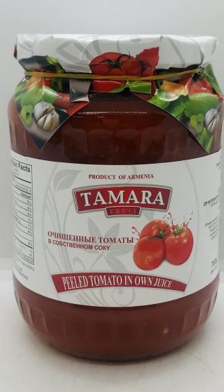 Tamara Peeled Tomato in Own Juice 700g.