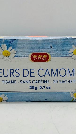 3 Crown Camomile Flowers Herbal Tea  20g