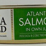 Riga Gold Salmon in Own Juice 230g.