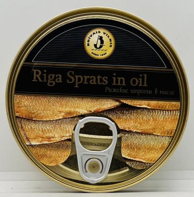 Brivais Riga Sprats in Oil 160g.