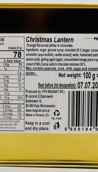 Magnat Christmas Lantern 100g.