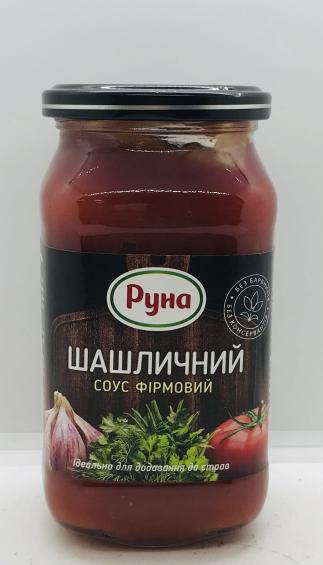 Runa Sauce Shashlichniy Firm 485g.