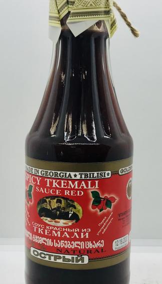 Golden Fleece Spicy Tkemali Sause Red 550g.