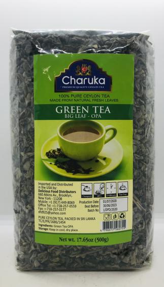 Charuka Green Tea Big Leaf - Opa 500g