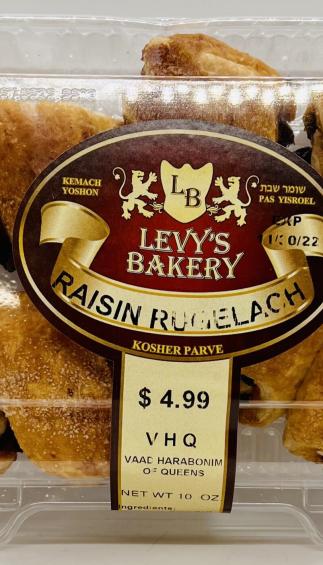 Levy's Bakery Raisin Rugelach 10 OZ