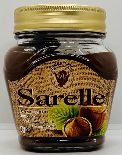 Sarelle Hazelnut Spread w. Cocoa 350g.